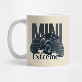 Car mini retro offroad extreme black Mug